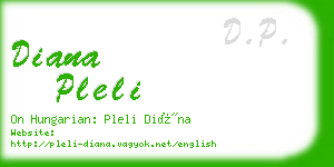 diana pleli business card